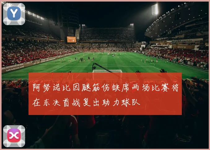 阿努诺比因腿筋伤缺席两场比赛将在东决首战复出助力球队